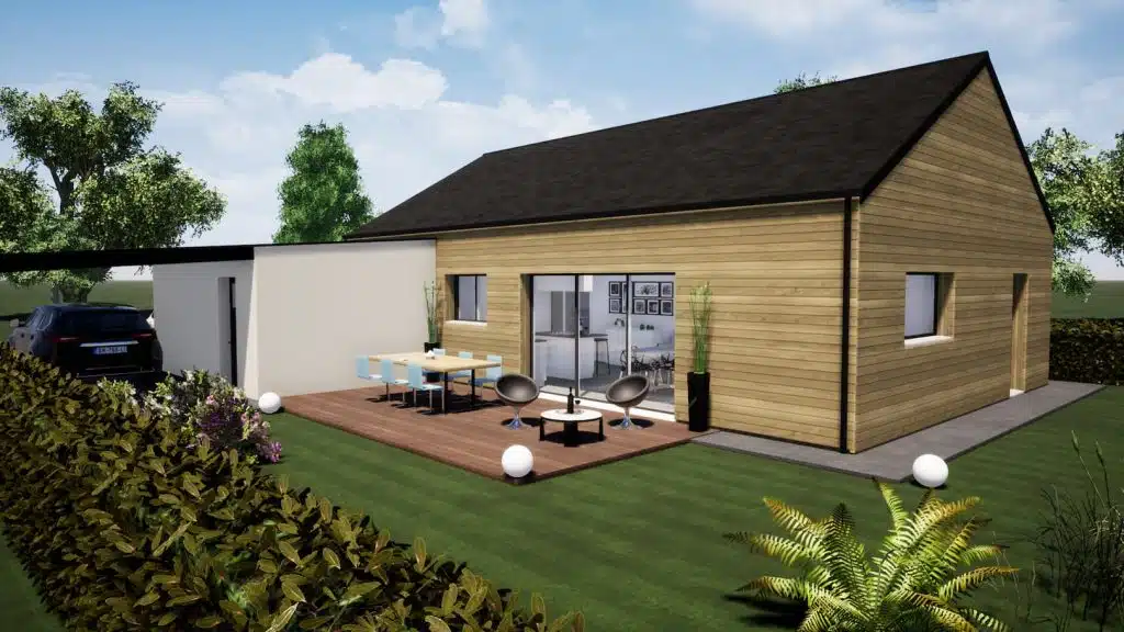 maison-ossature-bois-passiva-construction-performance-energetique-vitre-terrasse-2022 Maison ossature bois